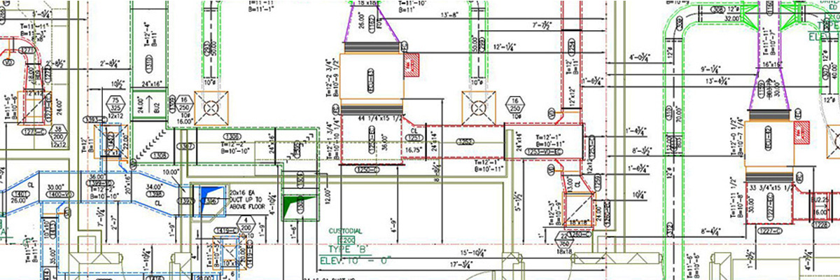 HVAC shop drawing