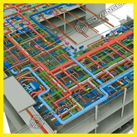 HVAC drafting services provided by Advenser