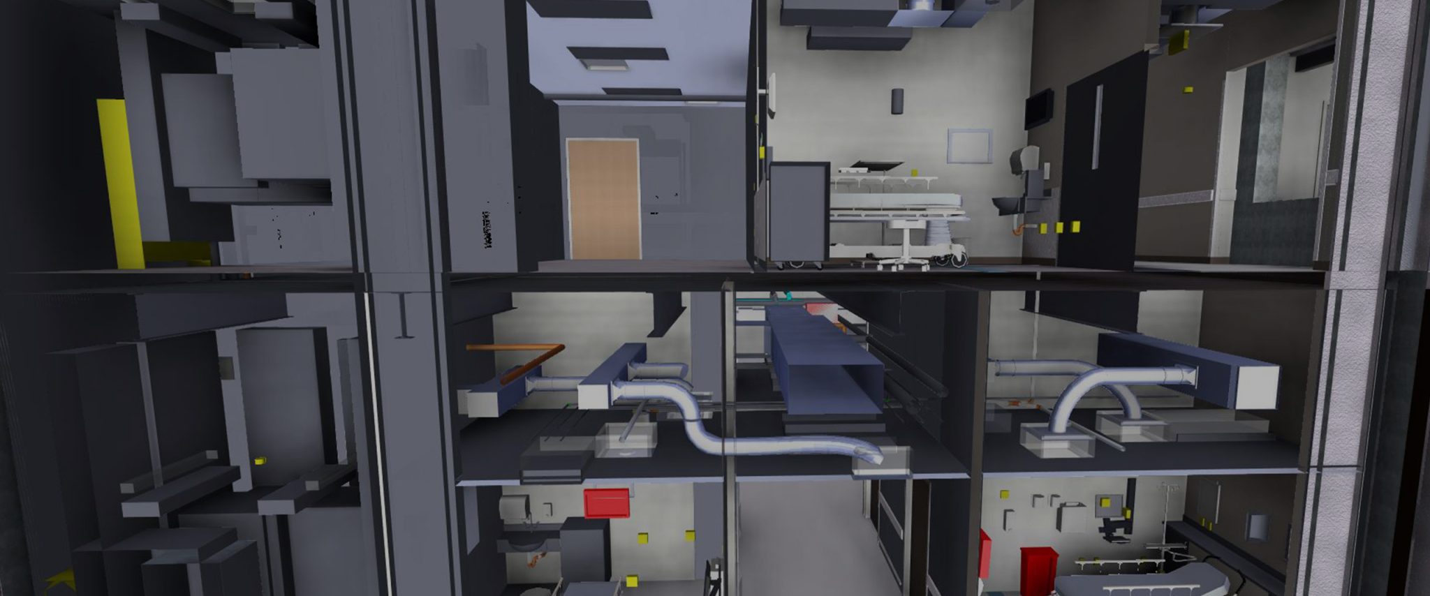 HVAC model for a healthcare facility